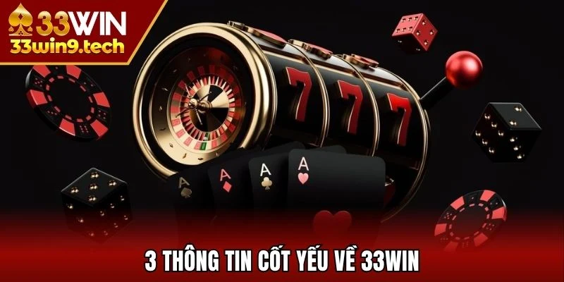 3 thông tin cốt yếu về 33WIN