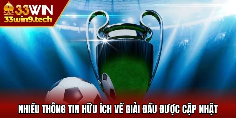 Nhiều thông tin hữu ích về giải đấu được cập nhật